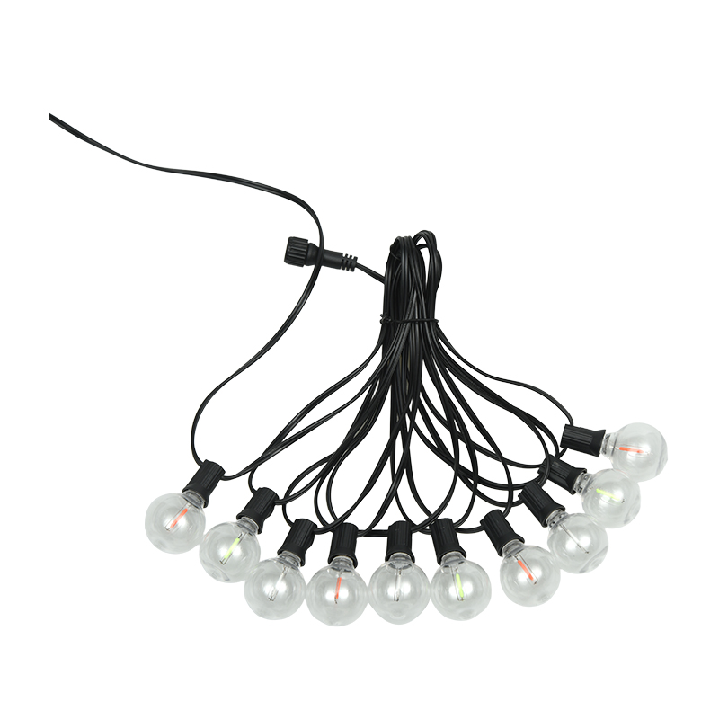G40 Clip-on E12 spirális színes lámpafüzér