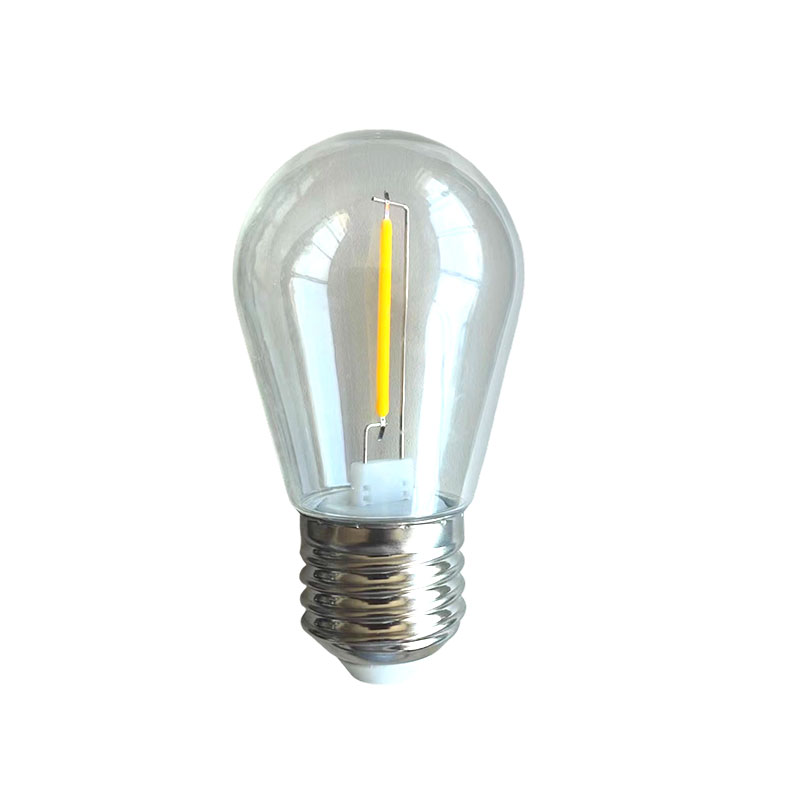 S14 függeszthető levehető E27 csavaros talp meleg fehér energiatakarékos zsinór lámpa